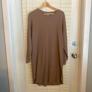 Uniqlo waffle knit dress